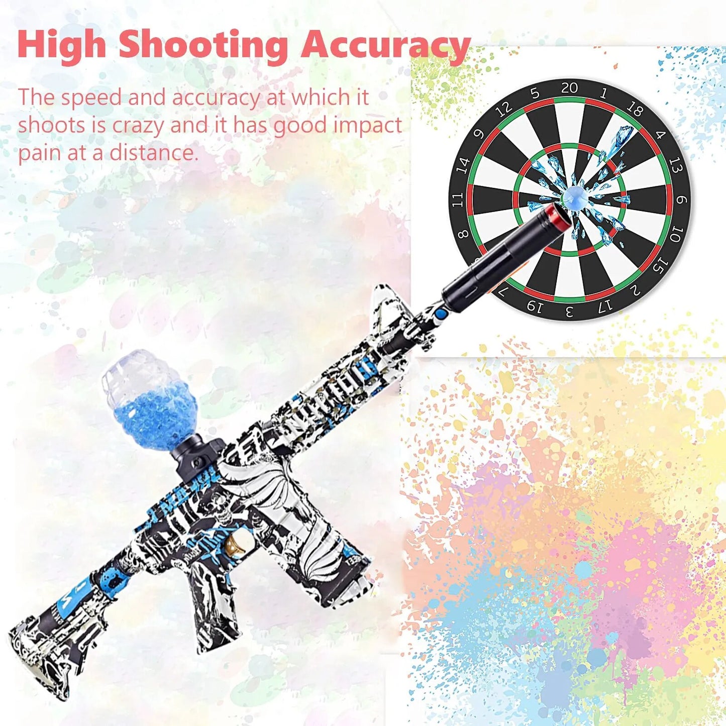 Electric Water Ball Beads Gel Blaster Gun Toys M416 Shooter Rifle Weapon CS Fighting Outdoor Game Airsoft for Children Adult