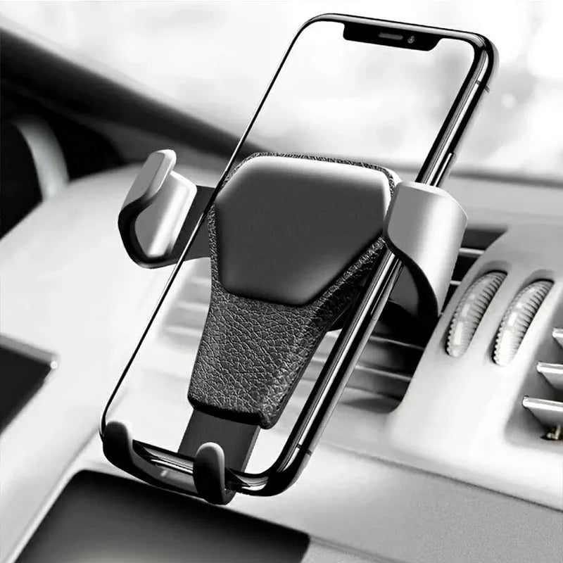 Free Flag Universal Gravity Auto Phone Holder Car Air Vent Clip Mount Mobile Phone Holder CellPhone Stand Support For iPhone For Samsung