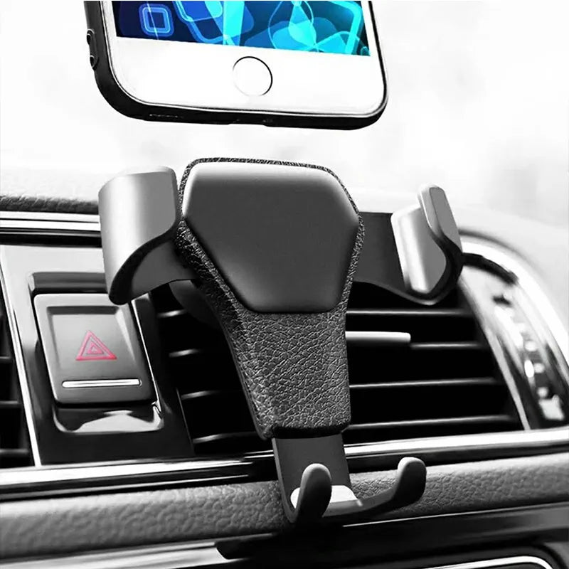 Free Flag Universal Gravity Auto Phone Holder Car Air Vent Clip Mount Mobile Phone Holder CellPhone Stand Support For iPhone For Samsung