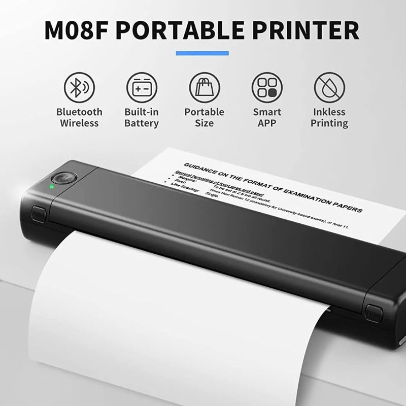 Free Flag M08F A4 Paper Portable Thermal Printer